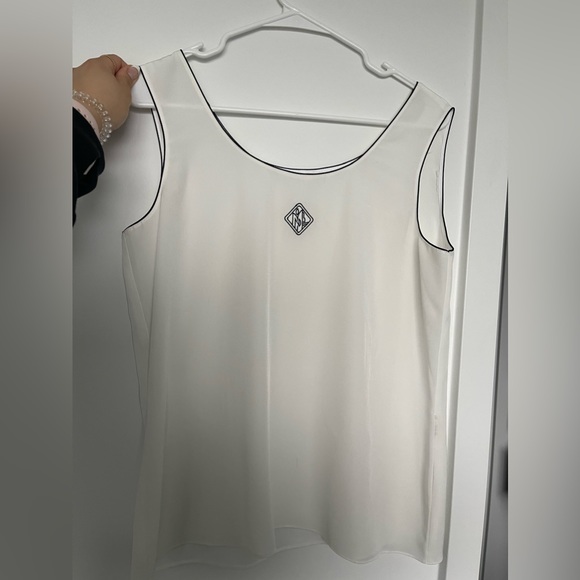 Designer Tank And Black Skirt - Picture 2 of 7